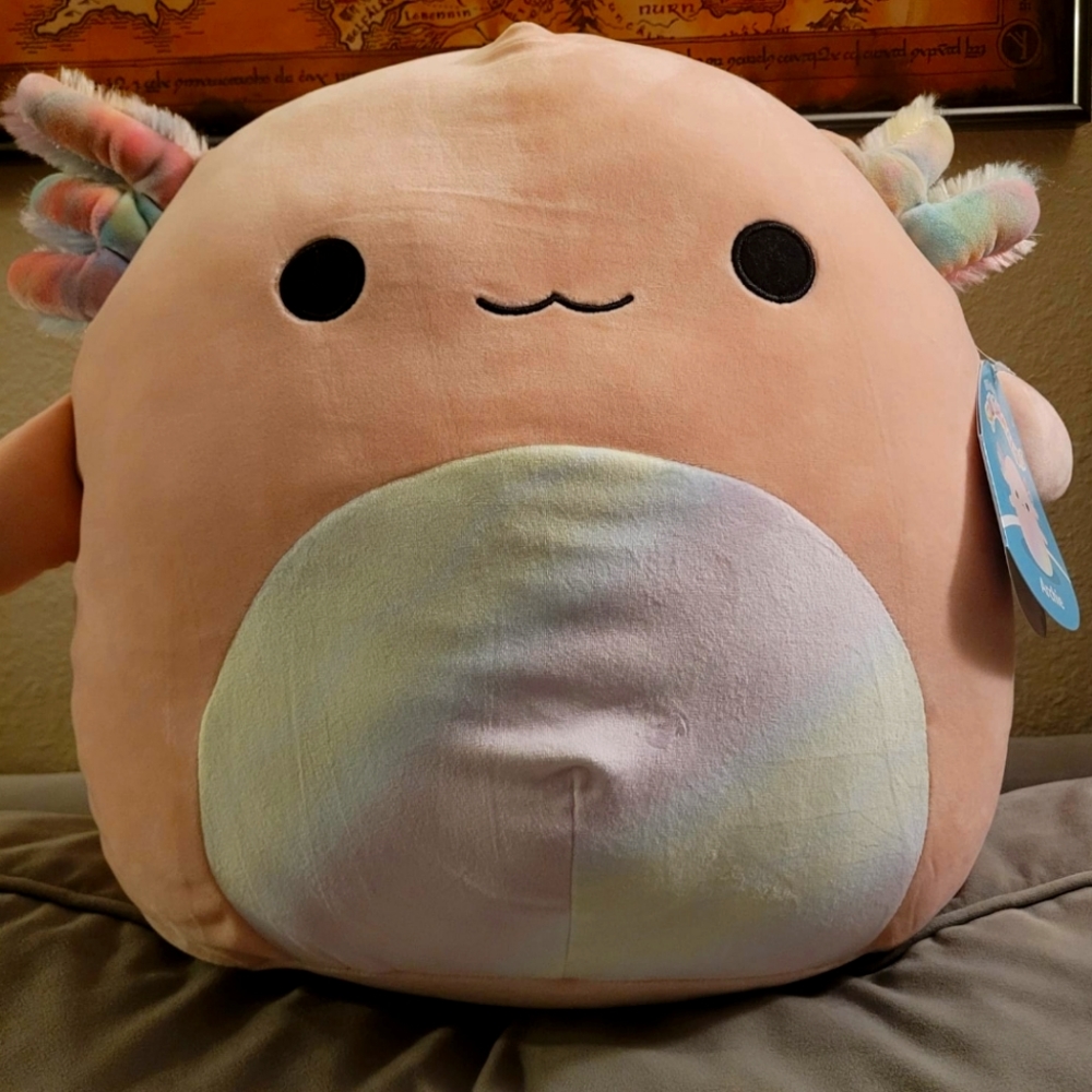NWT 16" Archie the Rainbow Axolotl Squishmallow